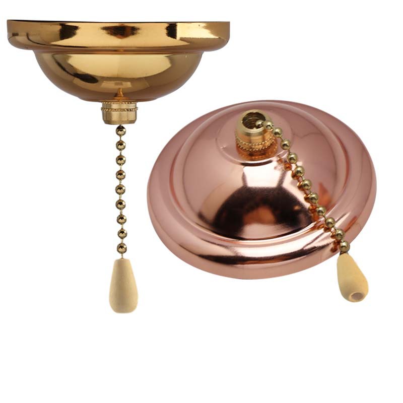 灯饰灯具DIY配件LED灯拉线开关家用吊灯灯绳拉盒开关老式拉链开关