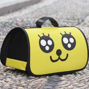 Cat Bag Cat Going Out Carrying Bag Foldable Crossbody Portable Pet Backpack Cartoon Space Bag Breathable Pet Bag