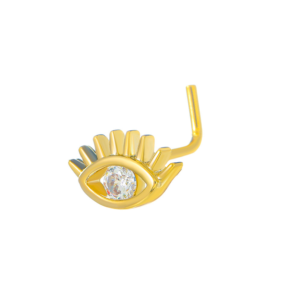 Piercing nombril papillon en zircon incrusté acier inoxydable_voghion.com
