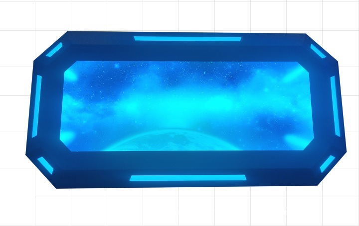 lámpara de diseño para juegos infantiles, ciudad de juegos, gimnasio, centro comercial, supermercado, lámpara de atmósfera, parque de juegos