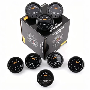 AEM Car Modification Instrument Air-Fuel Ratio Gauge with Sensor Set Turbocharger Water Temperature Oil Pressure Voltage