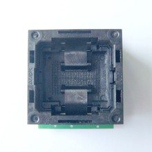 LGA52下压弹片转dip48测试座编程座 IC适配座 苹果硬盘测试夹具