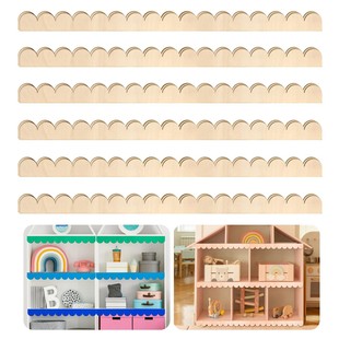Wooden Wavy Decorative Wooden Legs DIY Decorative Legs Wavy Edge Wooden Legs Home Wall Decoration