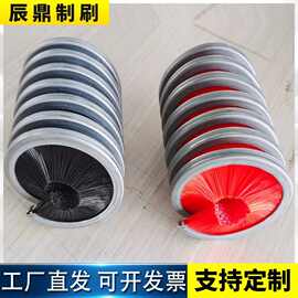内旋弹簧刷攀岩绳刷子清洁刷绳刷链条刷洗绳刷外绕尼龙环形刷厂家