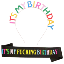 ���������ɶ���Ʒ ��ɫITS MY BIRTHDAY���շ���������Ǵ���װ