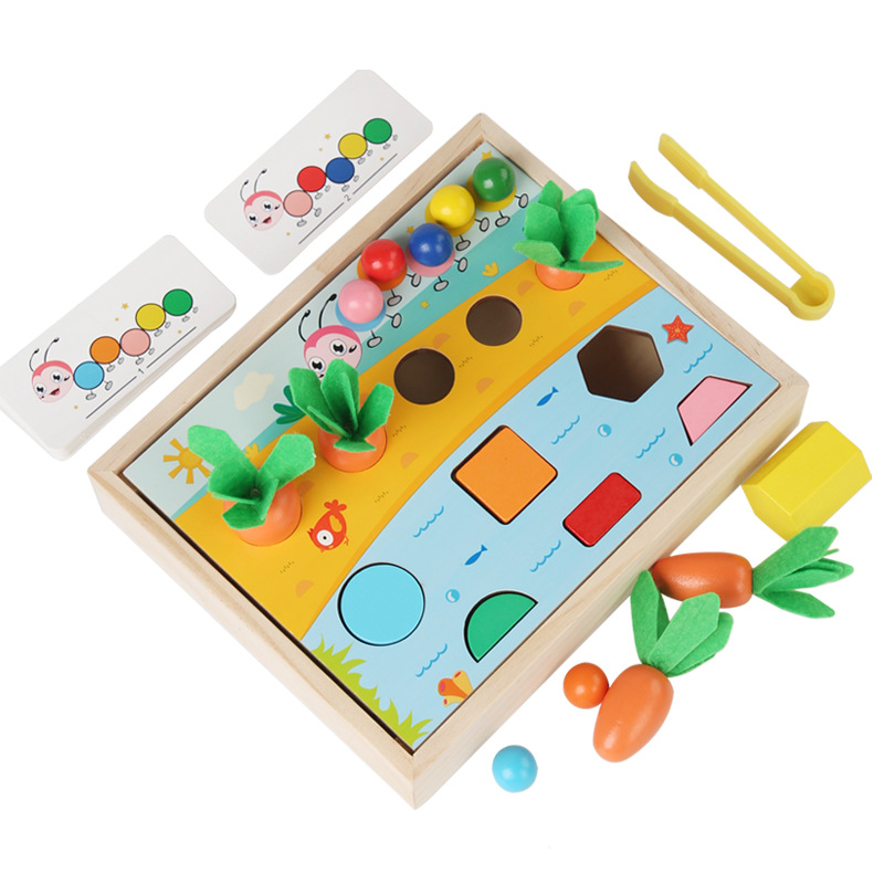 Bebé clip cuentas juguetes bebé ilustración enseñanza ayudas acción fina entrenamiento niño inteligencia educación temprana a juego bloques de construcción