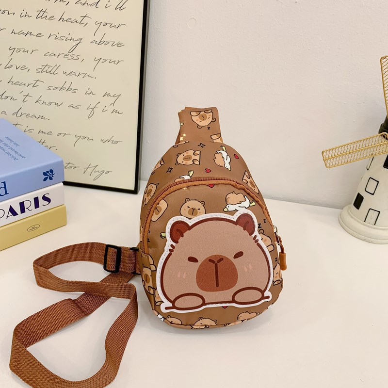 Nuevo bolso de pecho para niños niños caricatura mochila lindos jardín de infantes caricatura impresión extranjera bolsa de hombro de moda