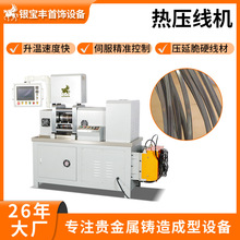贵金属热轧线机 锡铝铜合金线材缩径设备 电工材料轧线设备厂家