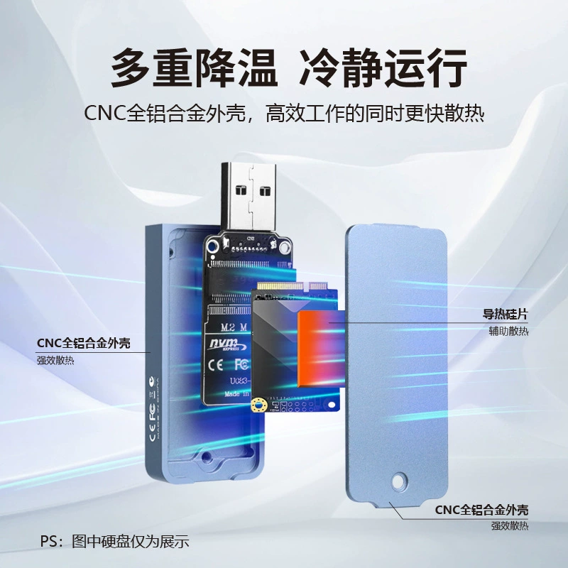ITGZ JMS583NVME Один договор 2230 Спецификация M.2 Карман для мобильного жесткого диска Магнитный портативный