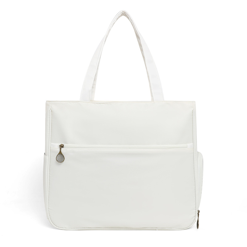 Bolsa de tenis de gran capacidad bolsa de almacenamiento bolsa de pelota de juego de alto valor facial bolsa de bádminton de hombro de hombro de hombro para mujeres al aire libre image 3