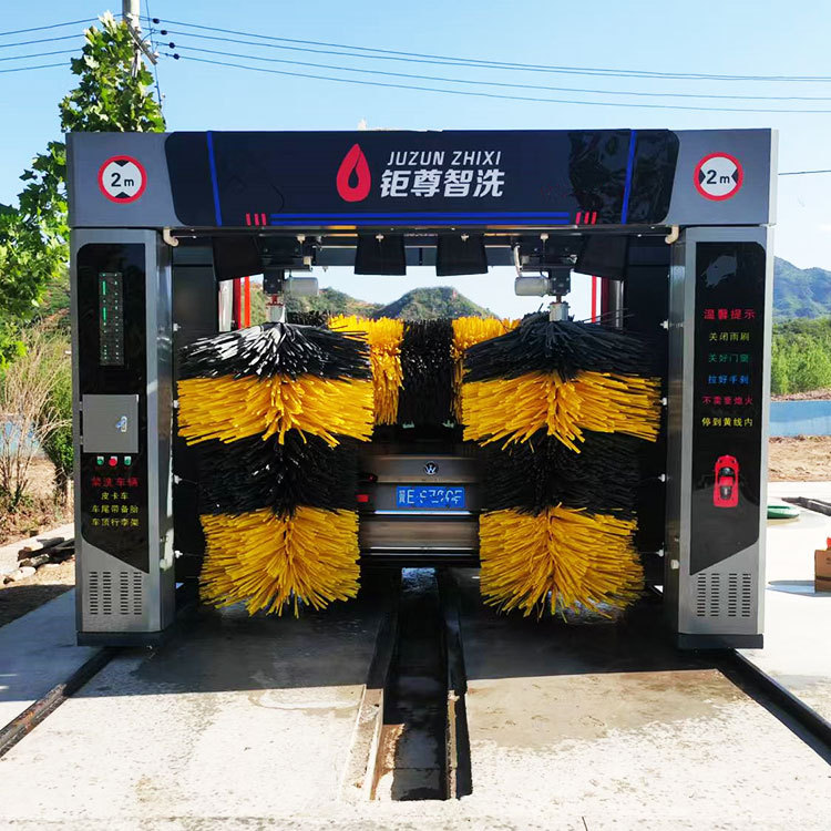 Máquina de lavado de autos para gasolinera, máquina de limpieza recíproca, autoservicio inteligente sin personal, totalmente automática de alta presión