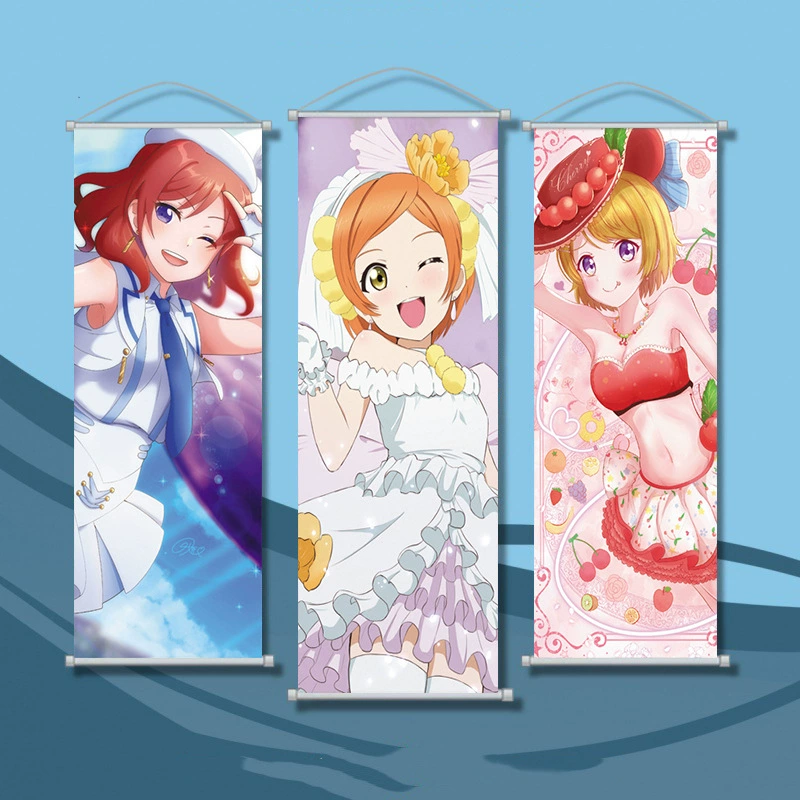 Аниме Lovelive 2D аниме периферийные декоративные картины Нань Сяобянь мультяшный постер свиток