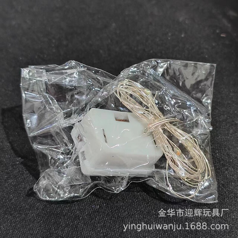 閃光花輪灯串発光ぬいぐるみ灯網赤線缶魚フラッシュ発光金魚灯串|undefined