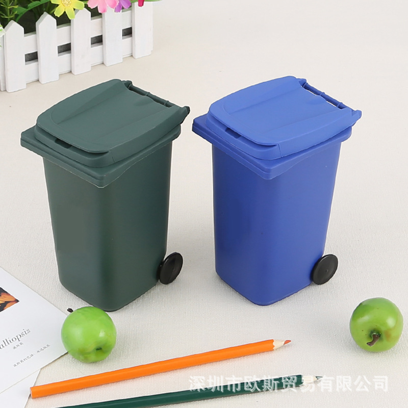 Creativo multifuncional de escritorio cubo almacenamiento plástico moda mini basura sundries pen holder Home Office