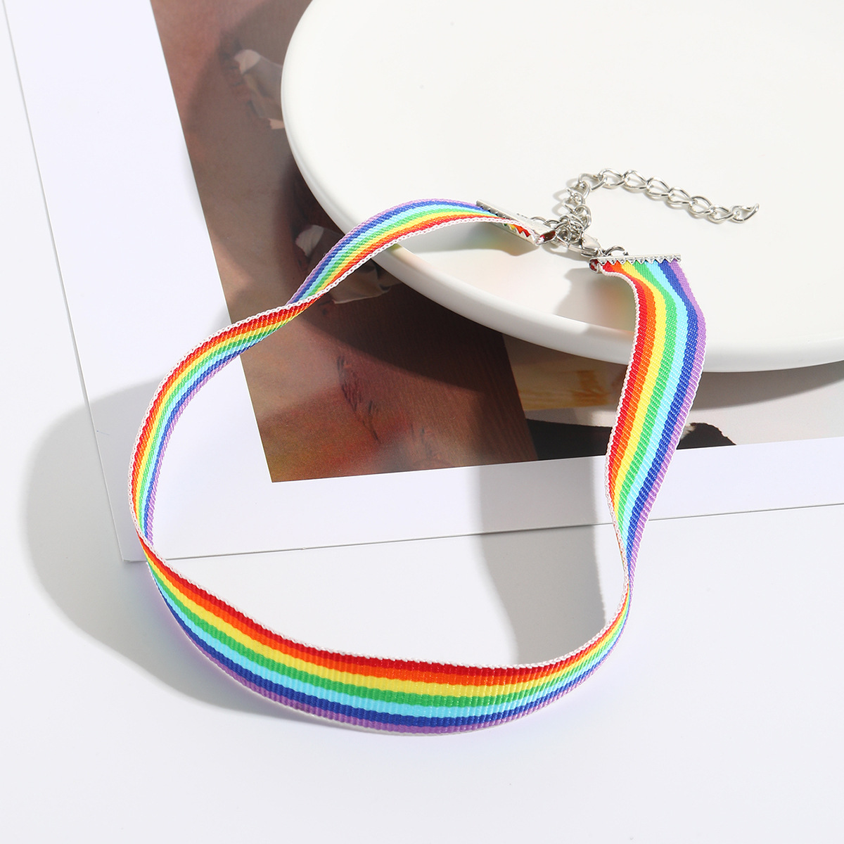 Basic Moderner Stil Klassischer Stil Regenbogen Herzform Türkis Stein Perlen Unisex Armbänder display picture 21