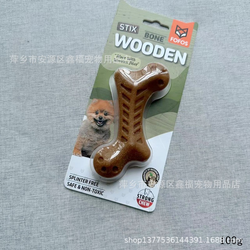목재 플라스틱 치아 청소 장난감 Z 뼈 11*1.8*11