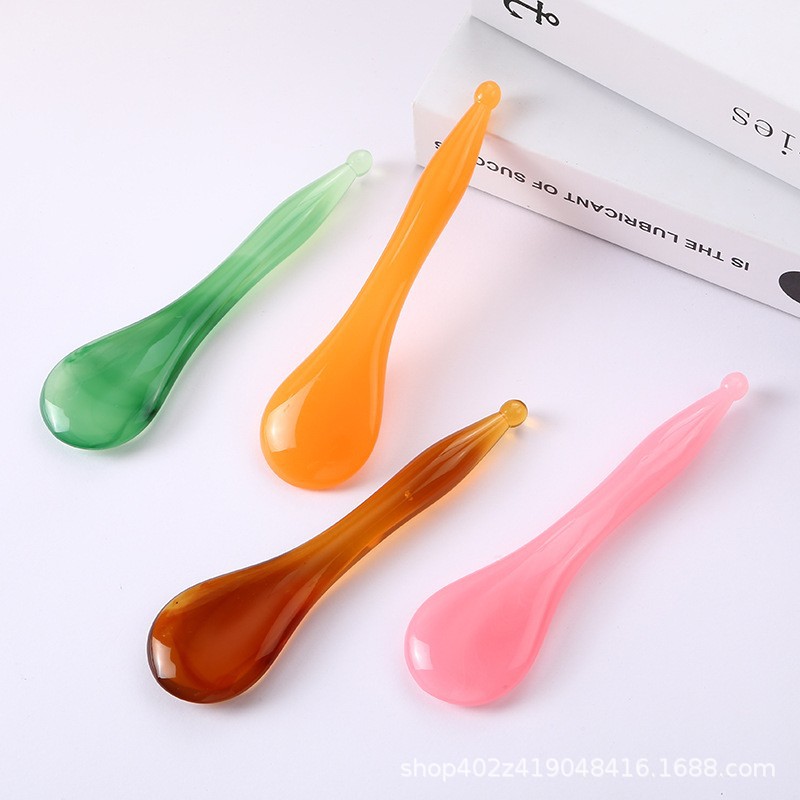 Handheld Gua Sha Massage Stick Resin Facial Beauty Wand for Body Point Care 12.7cm key features