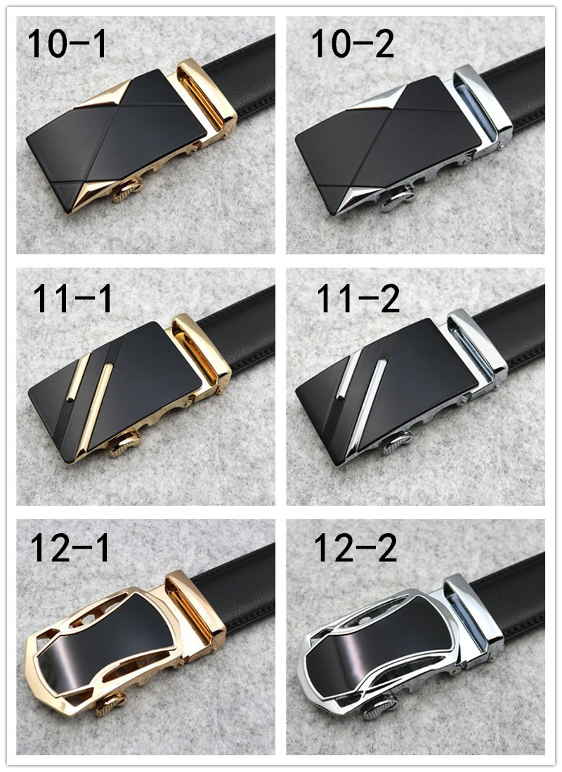 Automatic Belt For Men With Alloy Buckle Business Style_voghion.com