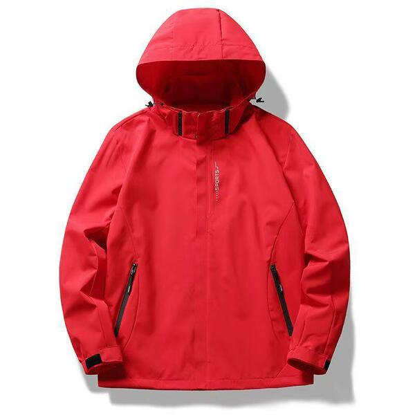 Travel solid color windproof waterproof jacket for men and women