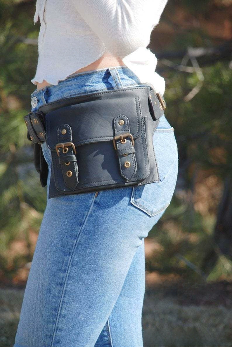 Retro suspenders, travel belt for men and women, sports adjustable small bag, 2021 collection, European style, wish