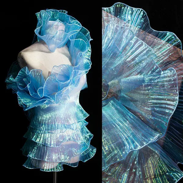Ocean Blue Symphony Price 1 meter (width about 15cm)