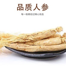 长白山人参整根人参干货干参老参干货东北生晒参人参礼盒支持代发