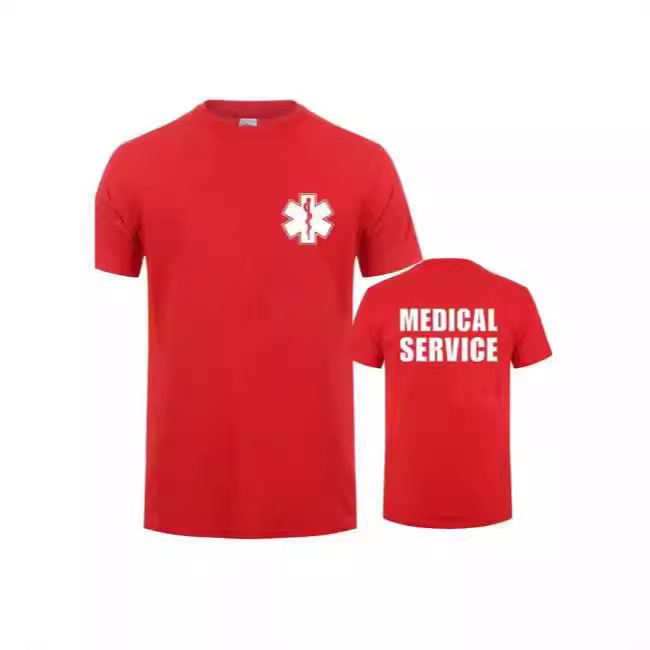 Emt Nurse Emergency Medical Service T-Shirt Men's Casual T-Shirt Short Sleeve