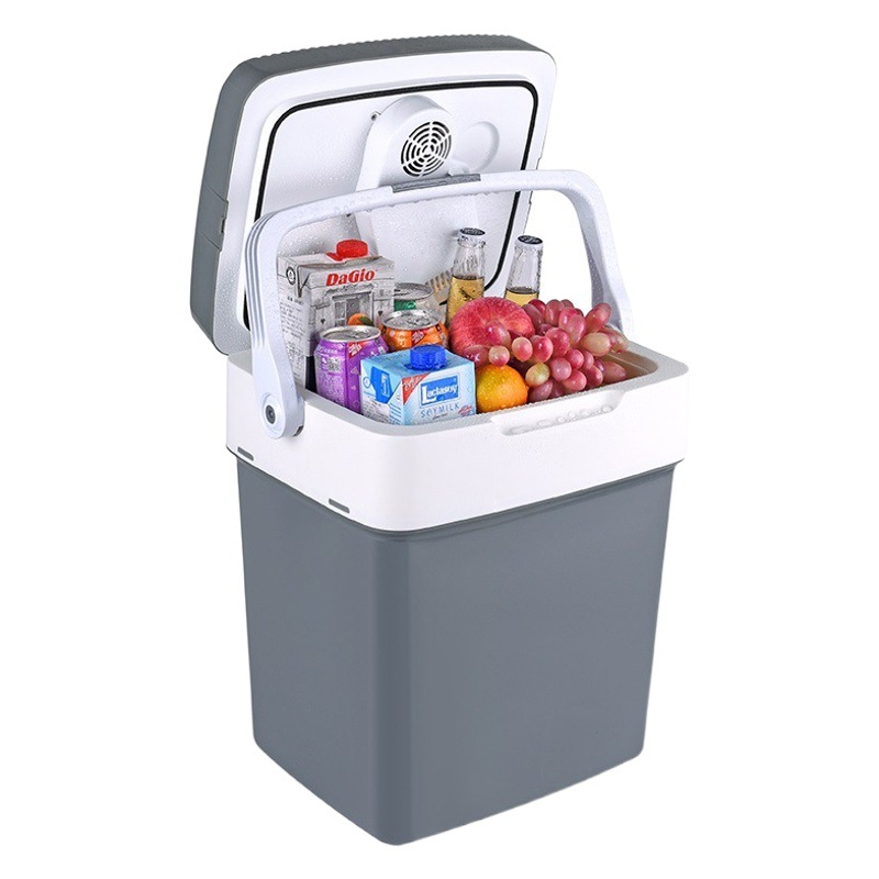 Nuevo 29L hogar coche de doble uso refrigerador del coche conveniente refrigerador de refrigeración al aire libre pequeño coche congelador incubadora