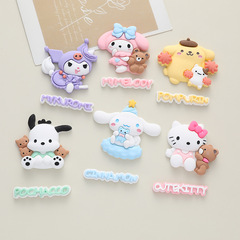 Creative Cute Cartoon Character Phone Case Hair Accessories Headwear Hair Clips Decorative Resin Accessories