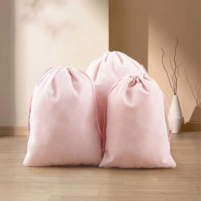 Bolsa de terciopelo de boca de Shu Corea tira de la cuerda Corea del Sur joyas de regalo de color para recibir pequeñas bolsas de tela engrosadas bolsas de regalo de joyas