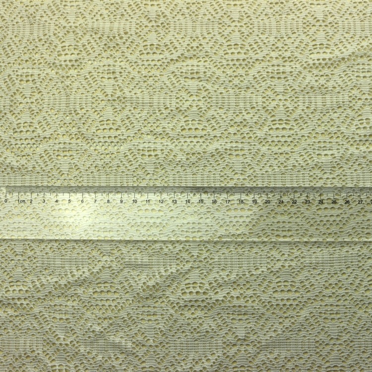 针织纬编锦纶尼龙氨纶大提花单面网眼布蕾丝网眼布透视装服装面料