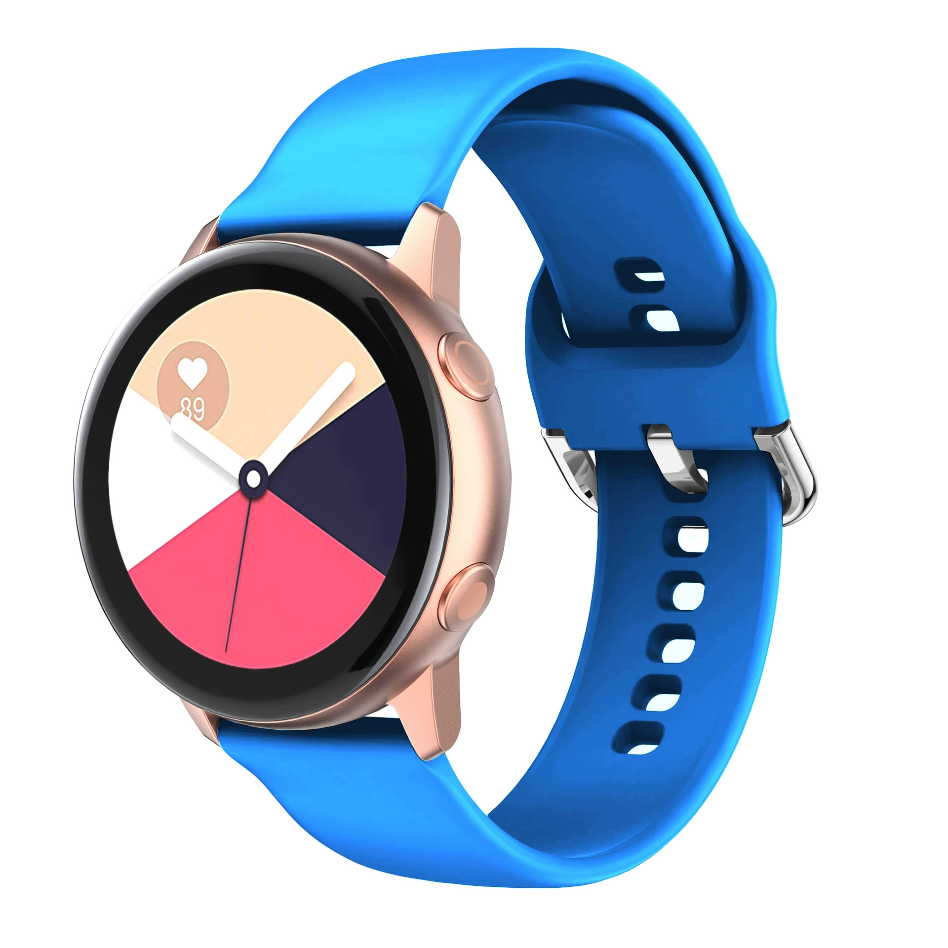 [Подходит для Samsung Galaxy Active2 силиконовый браслет Huawei Watch GT часовые браслеты 2022 мм размер]