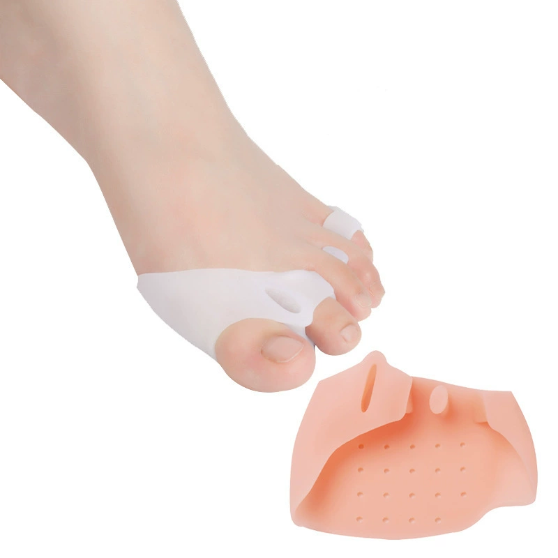 Передняя подушечка с тремя отверстиями, выворачивая пальцы, коррекция, делитель пальцев, уход за подушечкой, пальцы, сепаратор