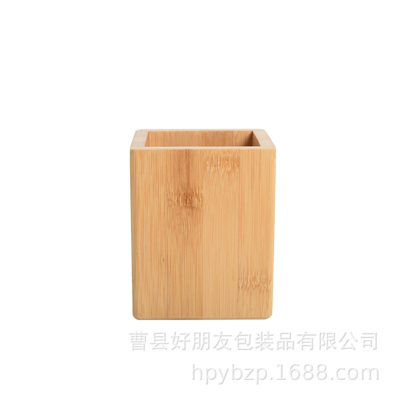 Pens holder, storage box from natural wood, storage system