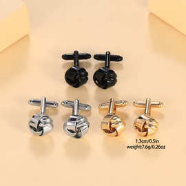 欧美热销饰品 个性麻花袖钉镂空袖扣 男士衬衫袖扣批发cufflinks