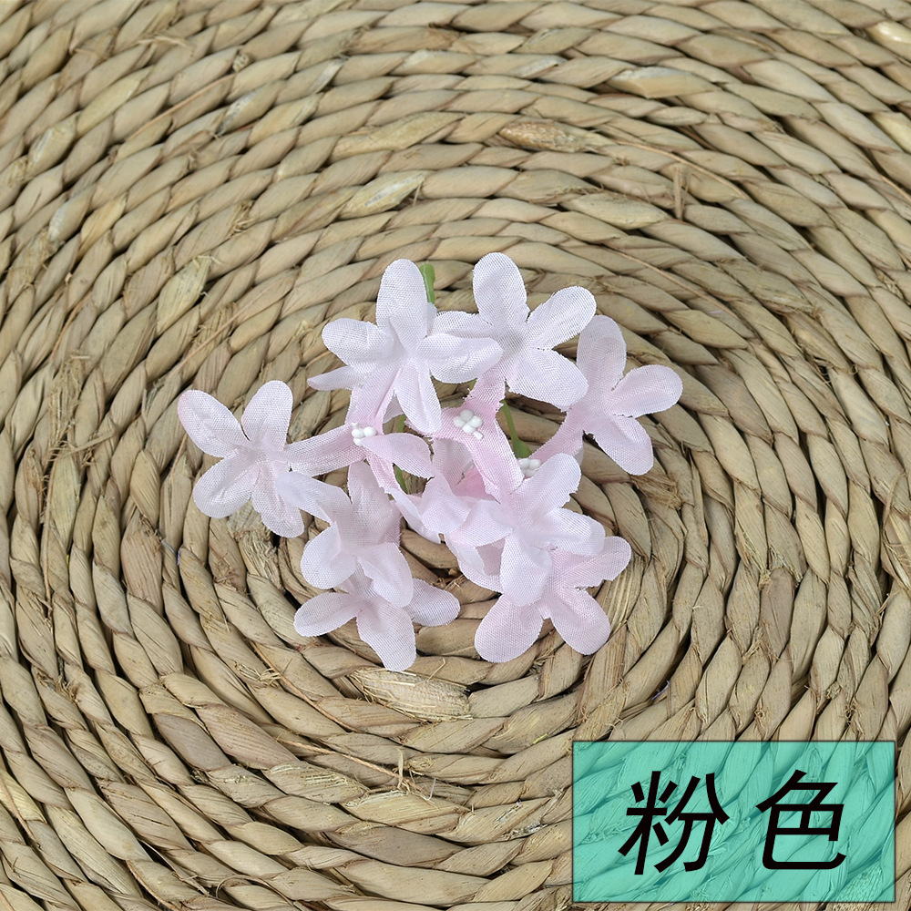 핑크 크로스 벚꽃 머리