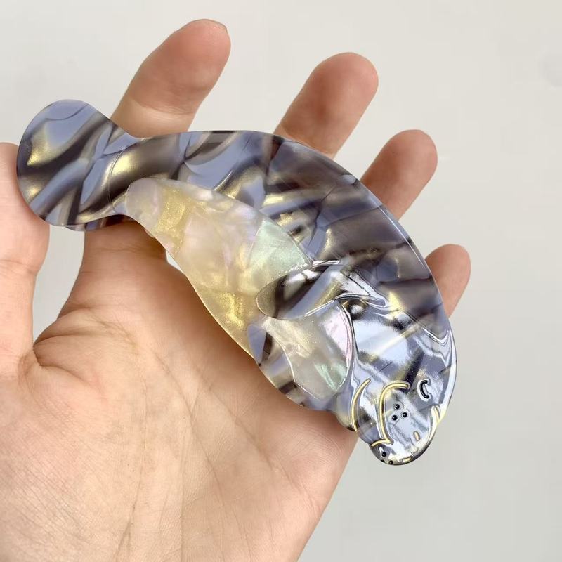新款卡通动物醋酸小狗海鱼动物系列抓夹可爱百搭碎发发卡发饰批发|undefined