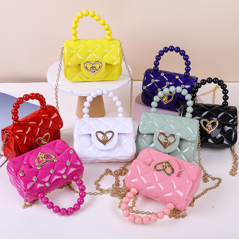 2021 New Handbag Candy Color Jelly Bag O...