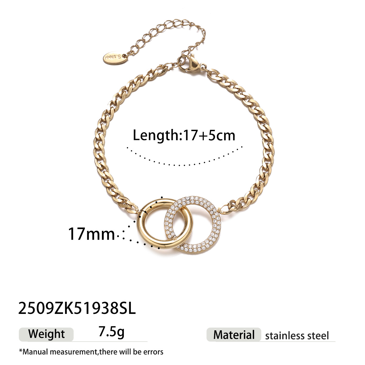 Tina Europa y los Estados Unidos no se desvanecen en la sensación de diseño pulsera de acero inoxidable lujoso nicho amor rosa joyas de pulsera de acero de titanio