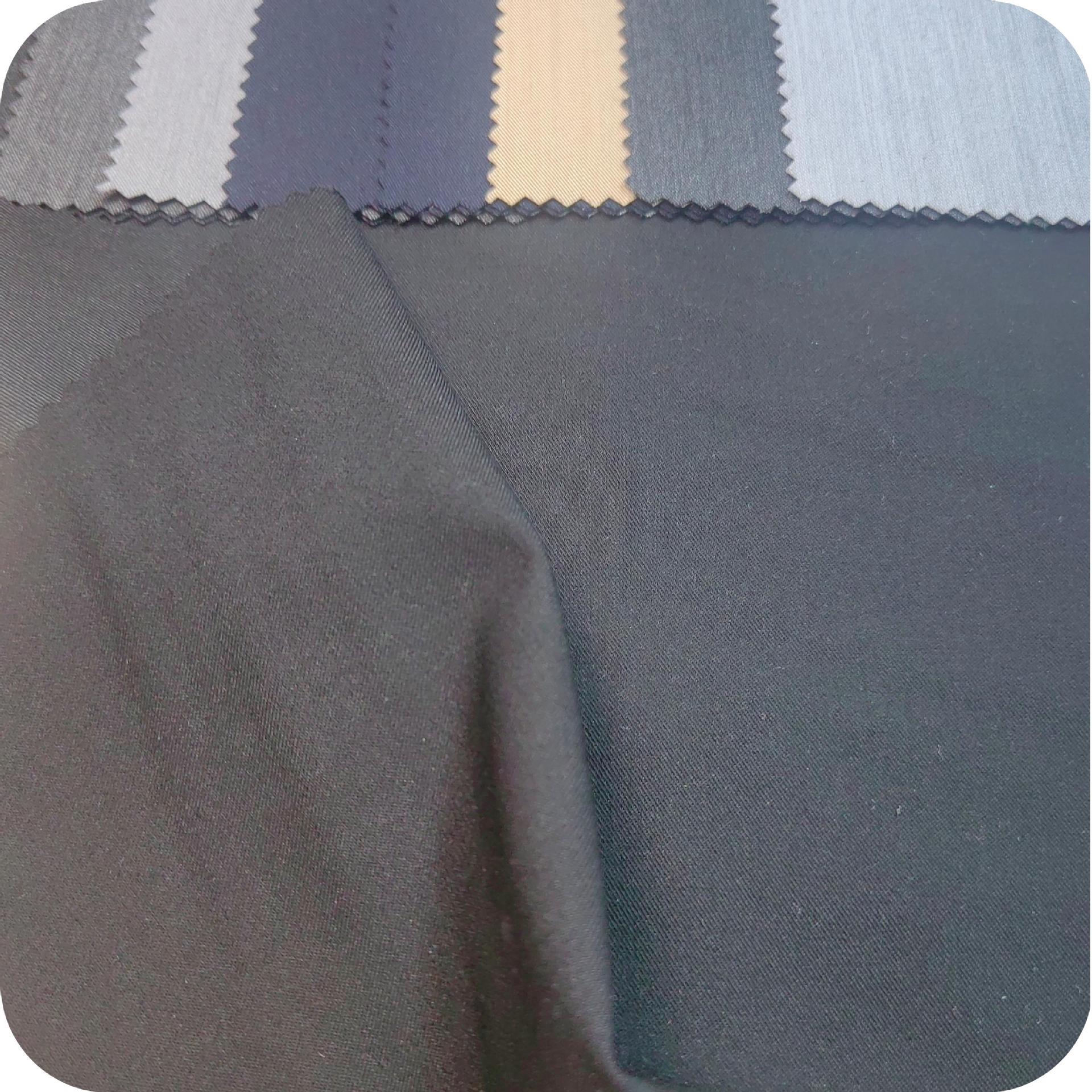 新款春秋TR四面弹色纺2/1面料 职业西装 上衣 裤子工装色纺面料