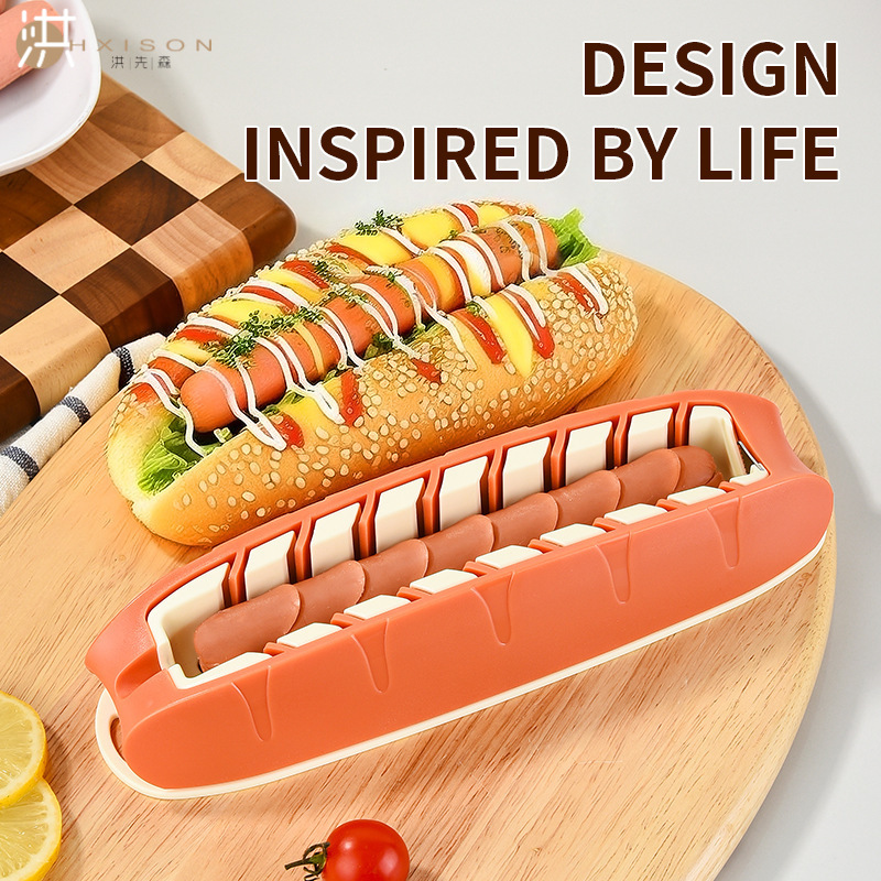 New Cross-Border Sausage Slicer, Multifunctional Ham Slicer, Vegetable Slicer, Starch Sausage Cutter