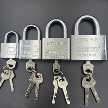 挂锁厂家批发四方叶片锁仿不锈钢电镀锁储物柜门锁户外锁户外专用
