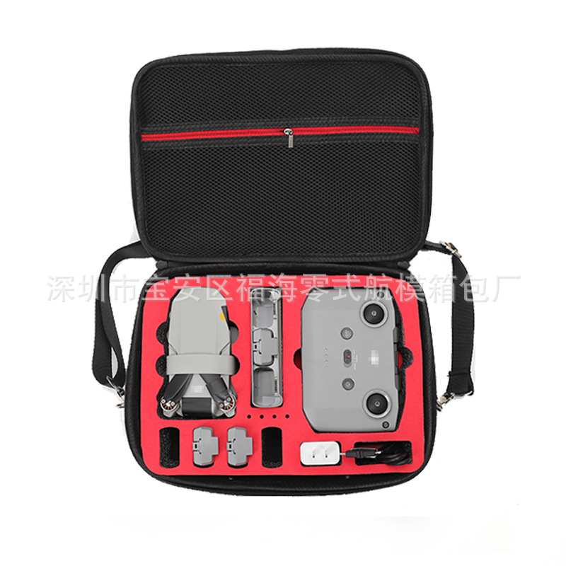 Adecuado para dji Mini 2 caja de almacenamiento dji mini 2 bolsa portátil PU caja de almacenamiento portátil bolsa UAV