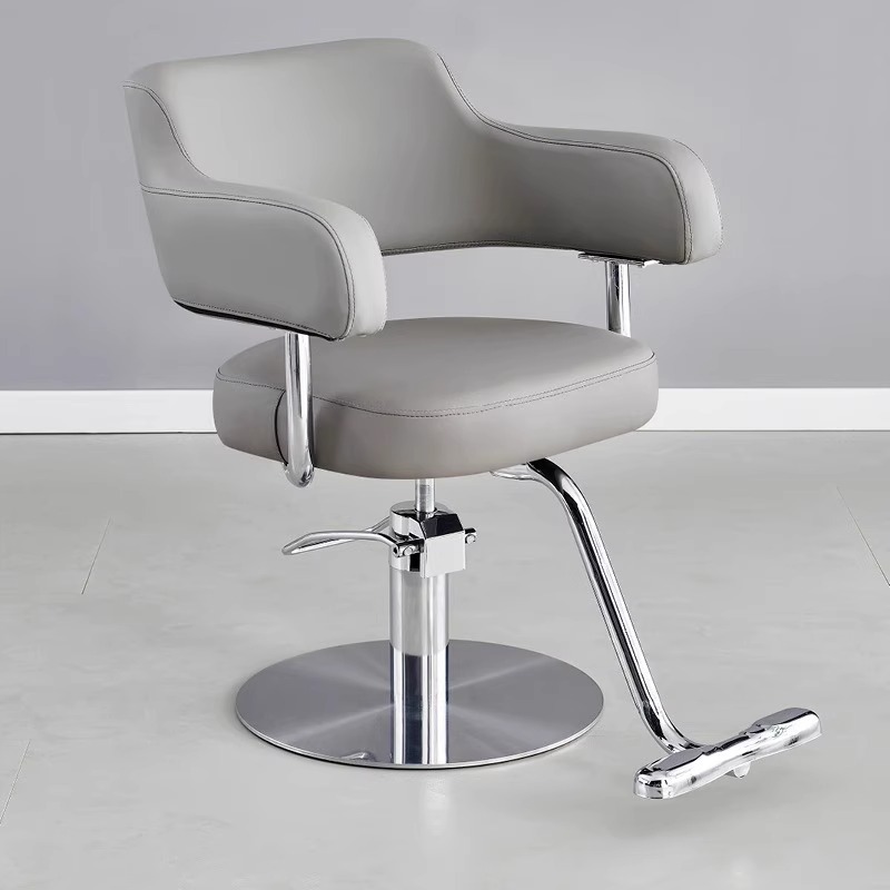 Suministro al por mayor silla de peluquería elevable silla de salón de alta calidad silla de peluquería cortar el cabello permazonado silla de peluquería