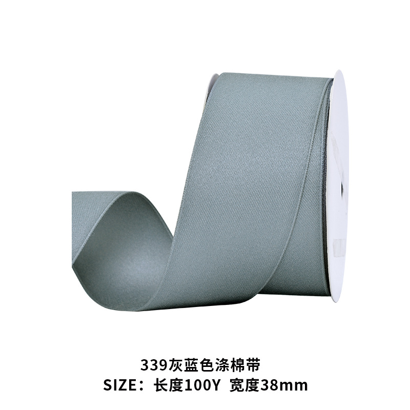 Cinta de algodón de poliéster de Corea del Sur 4 especificaciones 9 Popular color arco cinta de algodón accesorios para el cabello aromaterapia colgante regalo cinta 4cm rollo