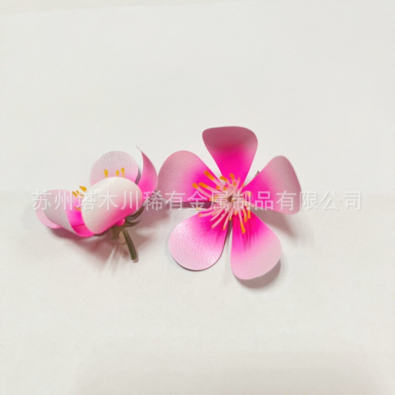 Preheat, Open When Cold, Close When Cold, Nickel Titanium Alloy Flower, Colorfulful Hale Flower, Memory Alloy Flower, Memory Flower, Nickel Titanium Flower