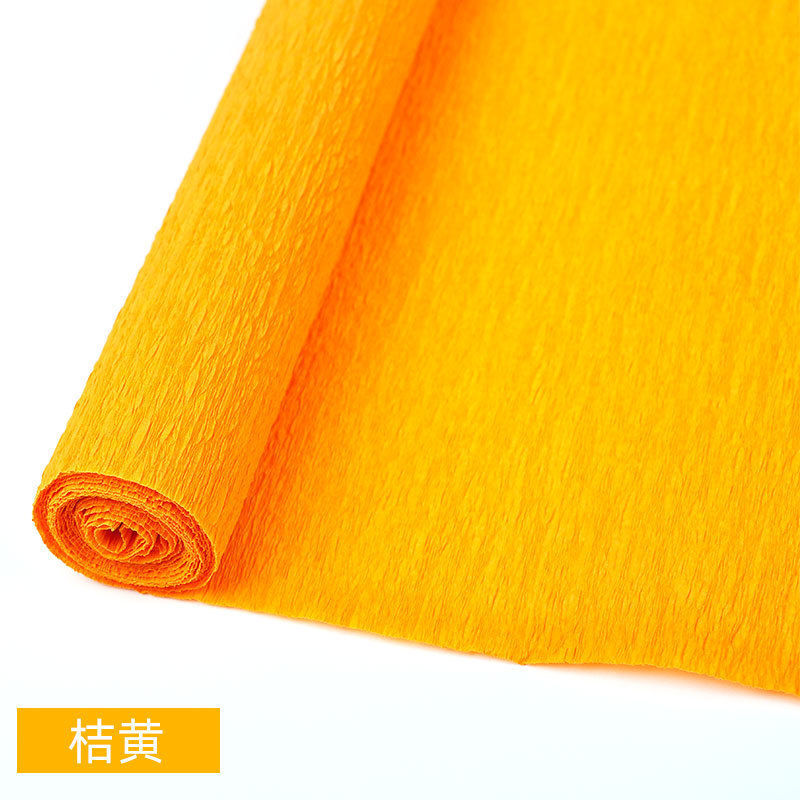手工制作皱纹纸加厚纸褶皱纸手工纸材料折纸彩色DIY卷边花玫瑰花|undefined