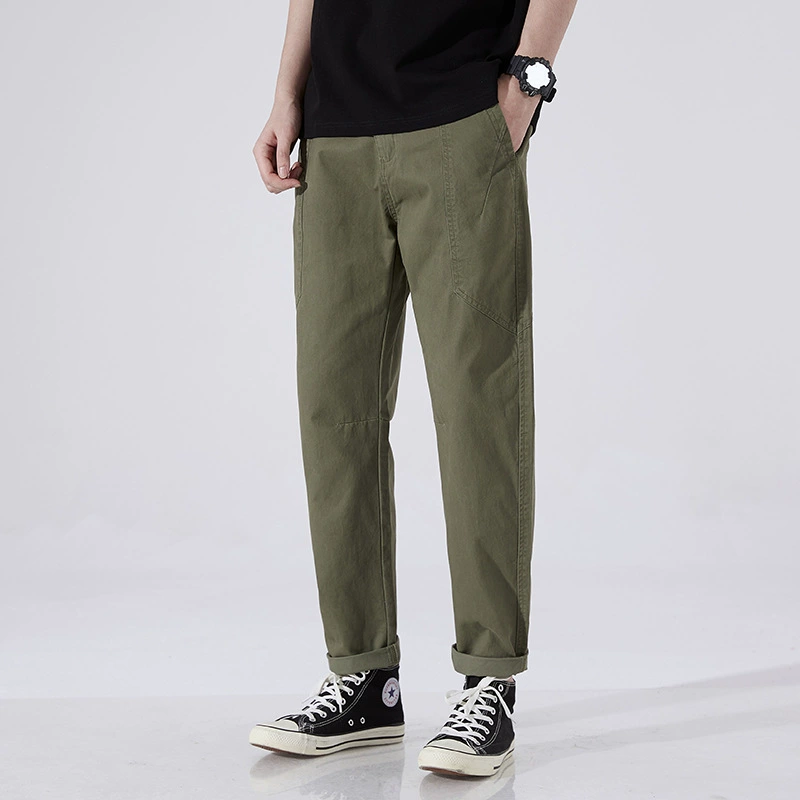 Модный бренд с микроконусом гаремная рабочая одежда повседневные брюки мужские хлопковые тонкие хлопковые брюки с эластичной талией мужские брюки Мода