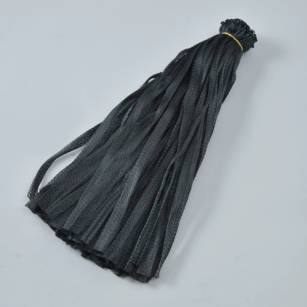 Многофункциональные черные сетчатые сумки из полипропилена в наличии, утолщенные пластиковые тканые мешки с мелкой сеткой для покупок в супермаркете и хранения игрушек.