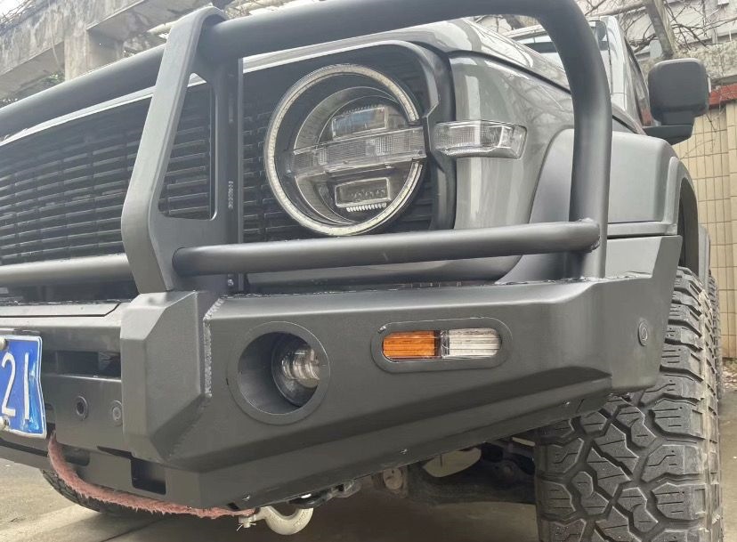 Tank 300 Australian-style front bumper, aluminum alloy racing modification, manganese steel bar, front bumper winch, non-destructive installation